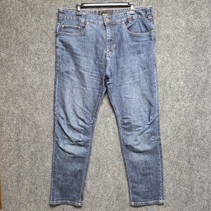 Vertx Defiance Jeans Mens 36x32 Blue Denim Tactical Stretch Straight 11 Pocket